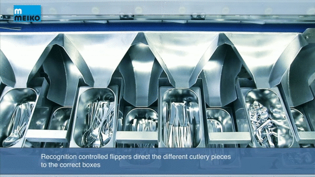 Cutlery sorting function Video